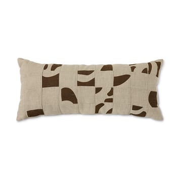 Cojín Natural patched 30x70 cm - Beige - HKliving