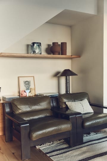 Cojín Natural wool striped 30x50 cm - White - HKliving