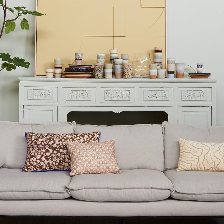 Cojín Stitched lines 30x50 cm, Cream-natural HKliving