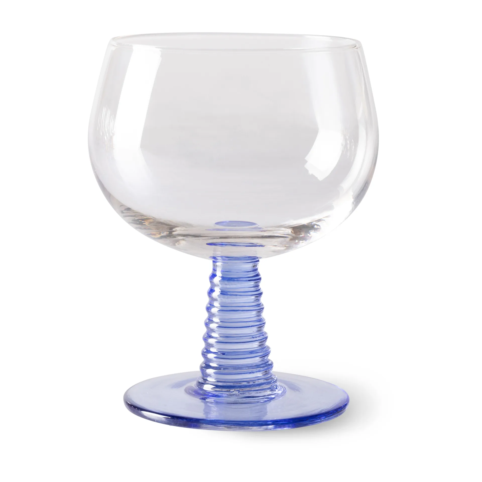 Copa de vino Swirl baja, Blue HKliving