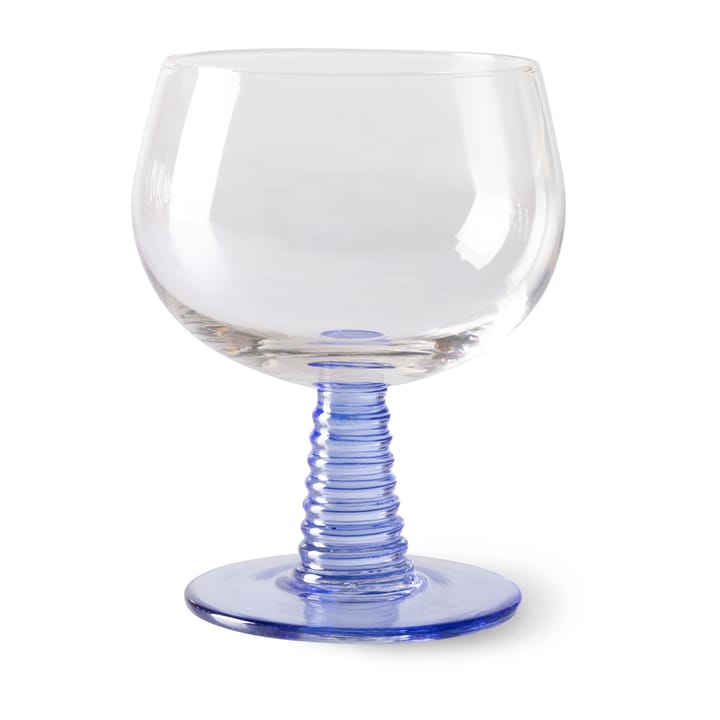 Copa de vino Swirl baja, Blue HKliving