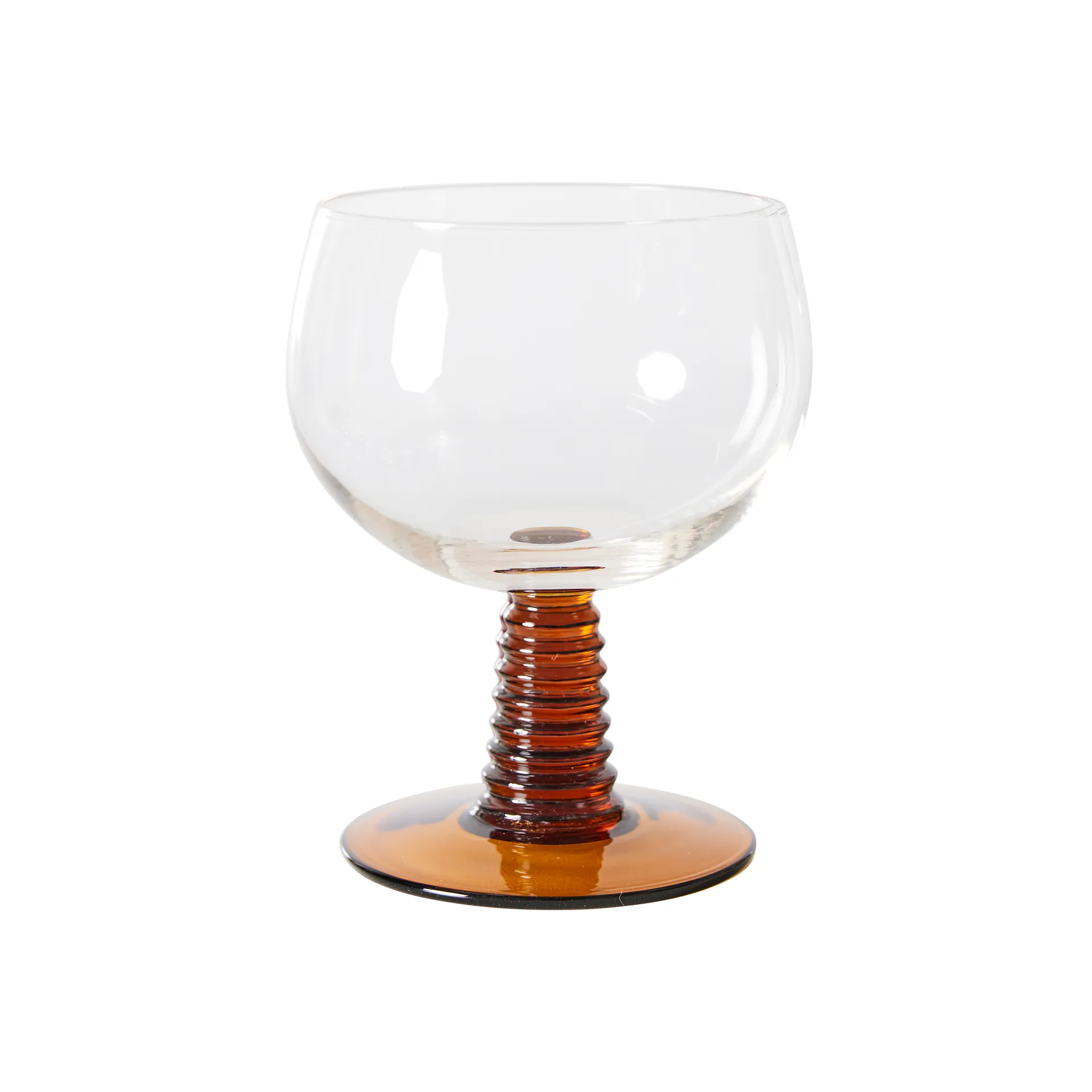Copa de vino Swirl baja, Ochre HKliving
