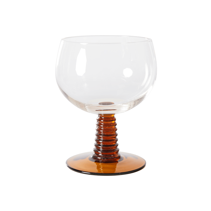 Copa de vino Swirl baja - Ochre - HKliving