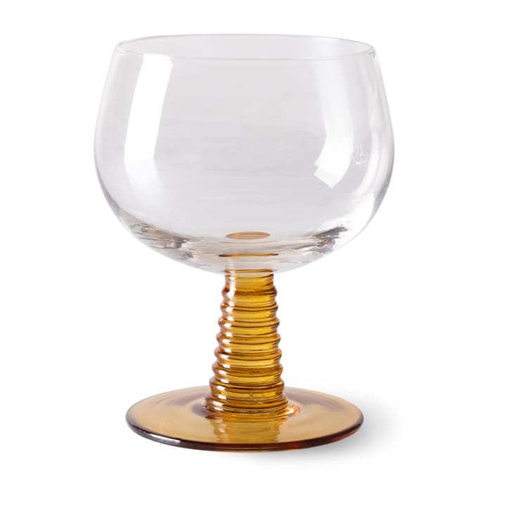 Copa de vino Swirl baja - Ochre - HKliving