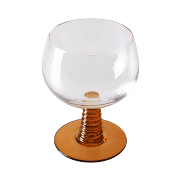 Copa de vino Swirl baja - Ochre - HKliving