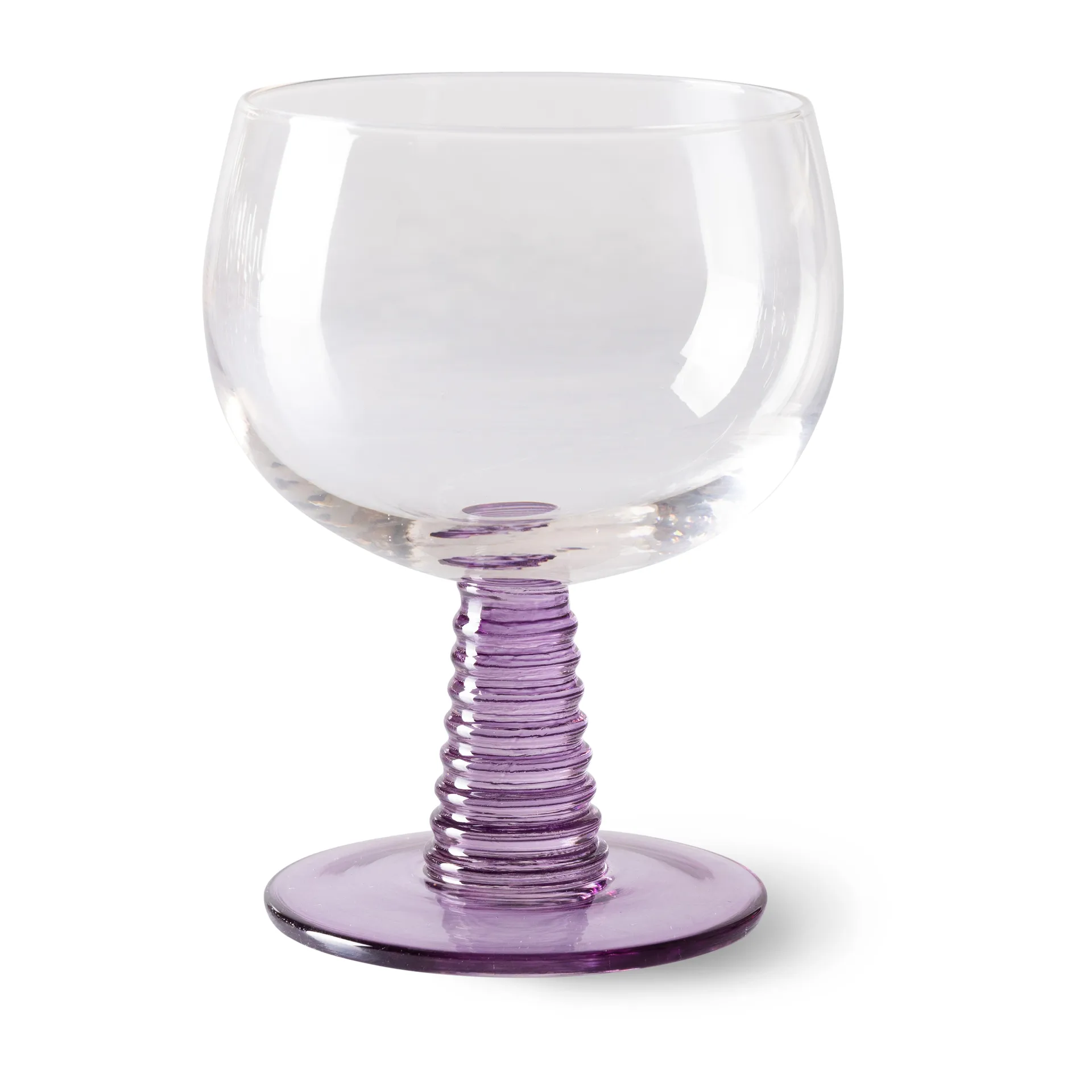 Copa de vino Swirl baja, Purple HKliving