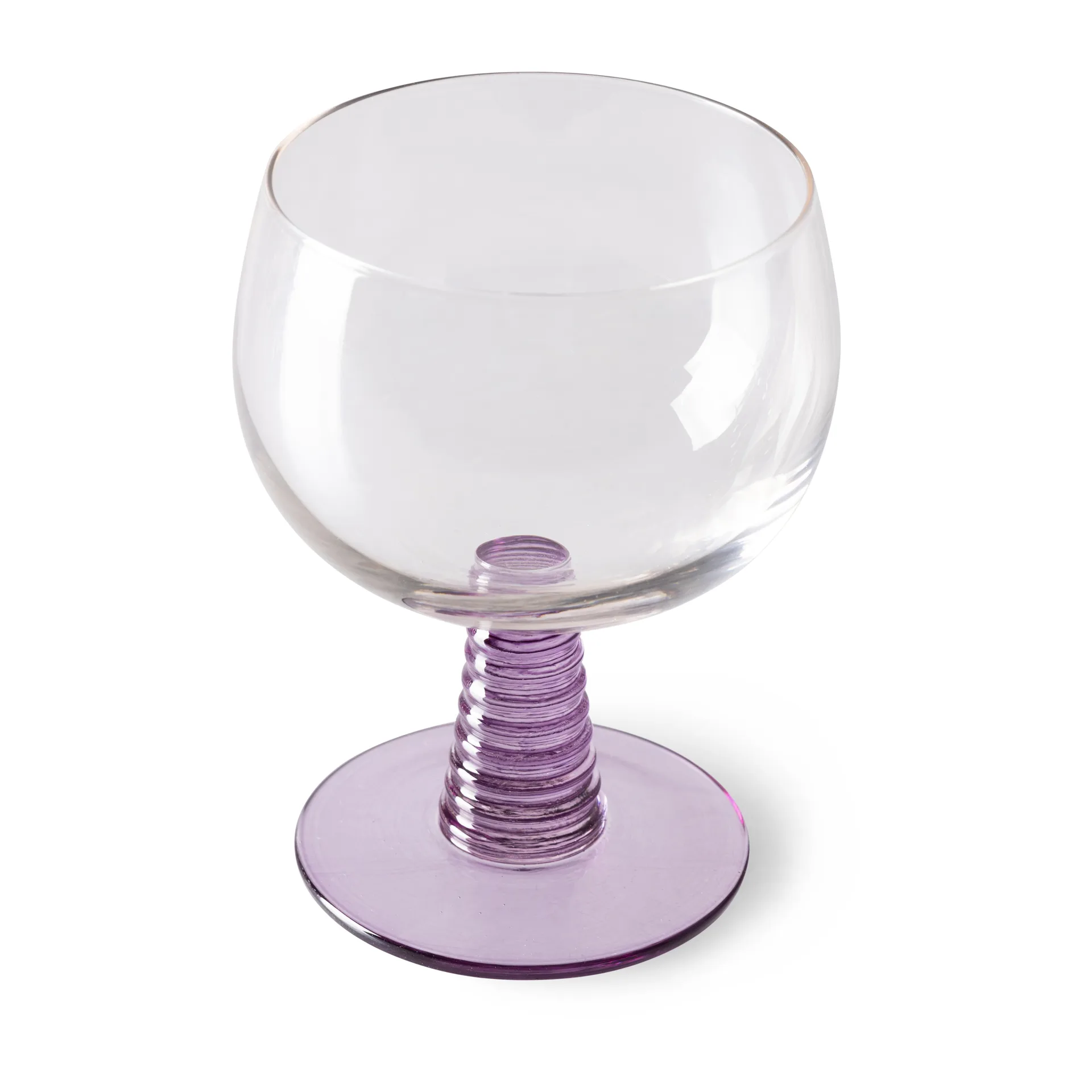 Copa de vino Swirl baja, Purple HKliving