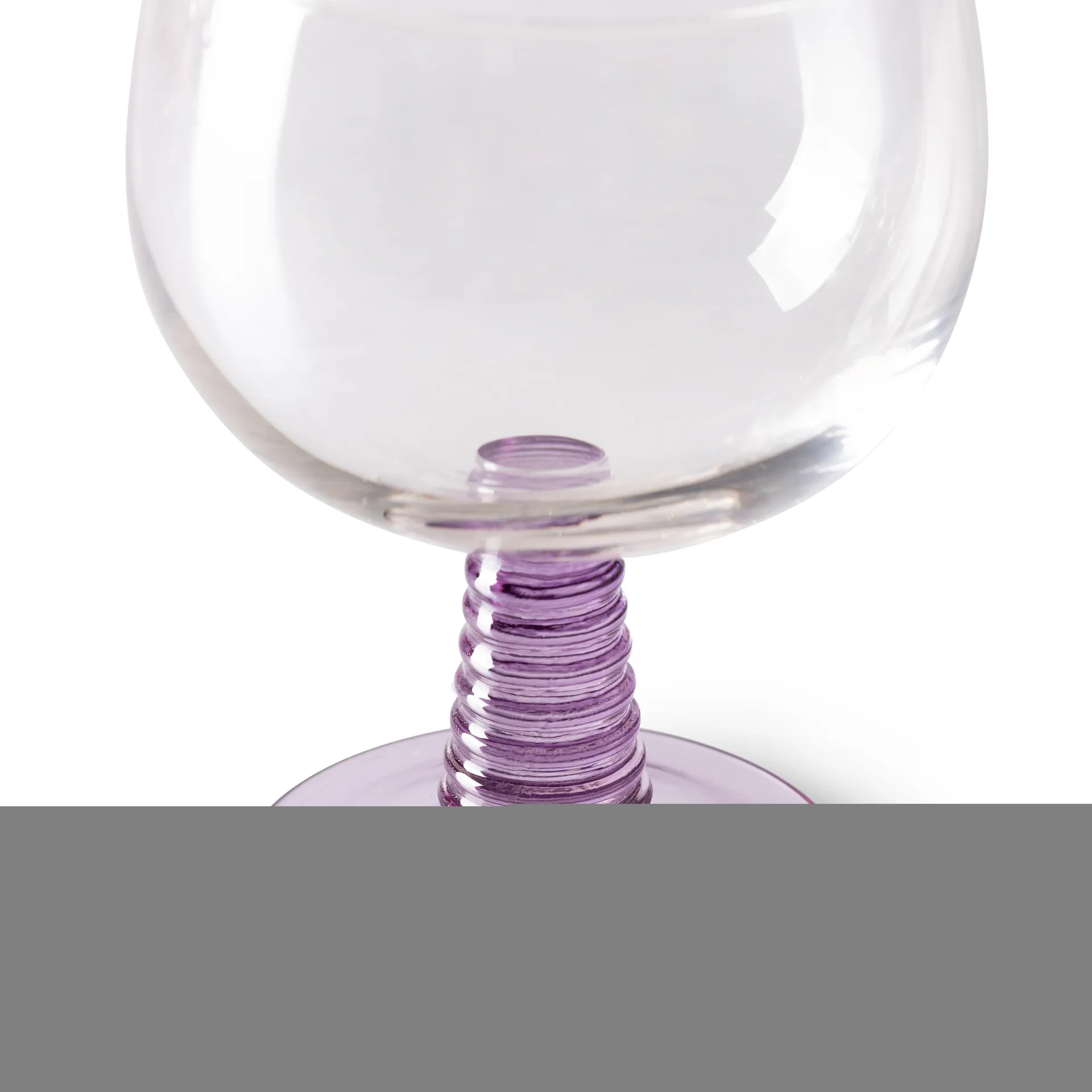 Copa de vino Swirl baja, Purple HKliving