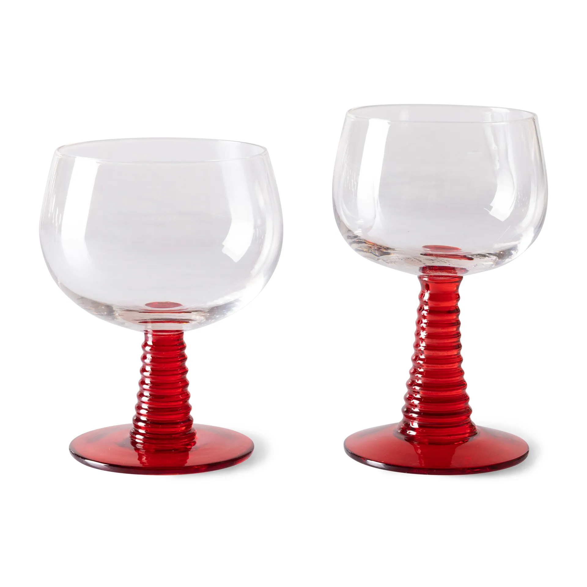 Copa de vino Swirl baja, Red HKliving