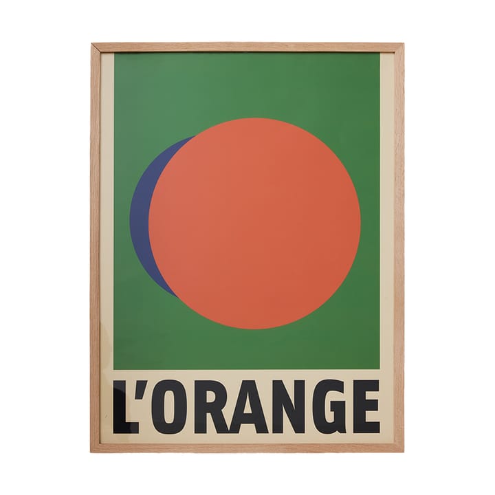 Cuadro enmarcado l'orange, Naranja HKliving