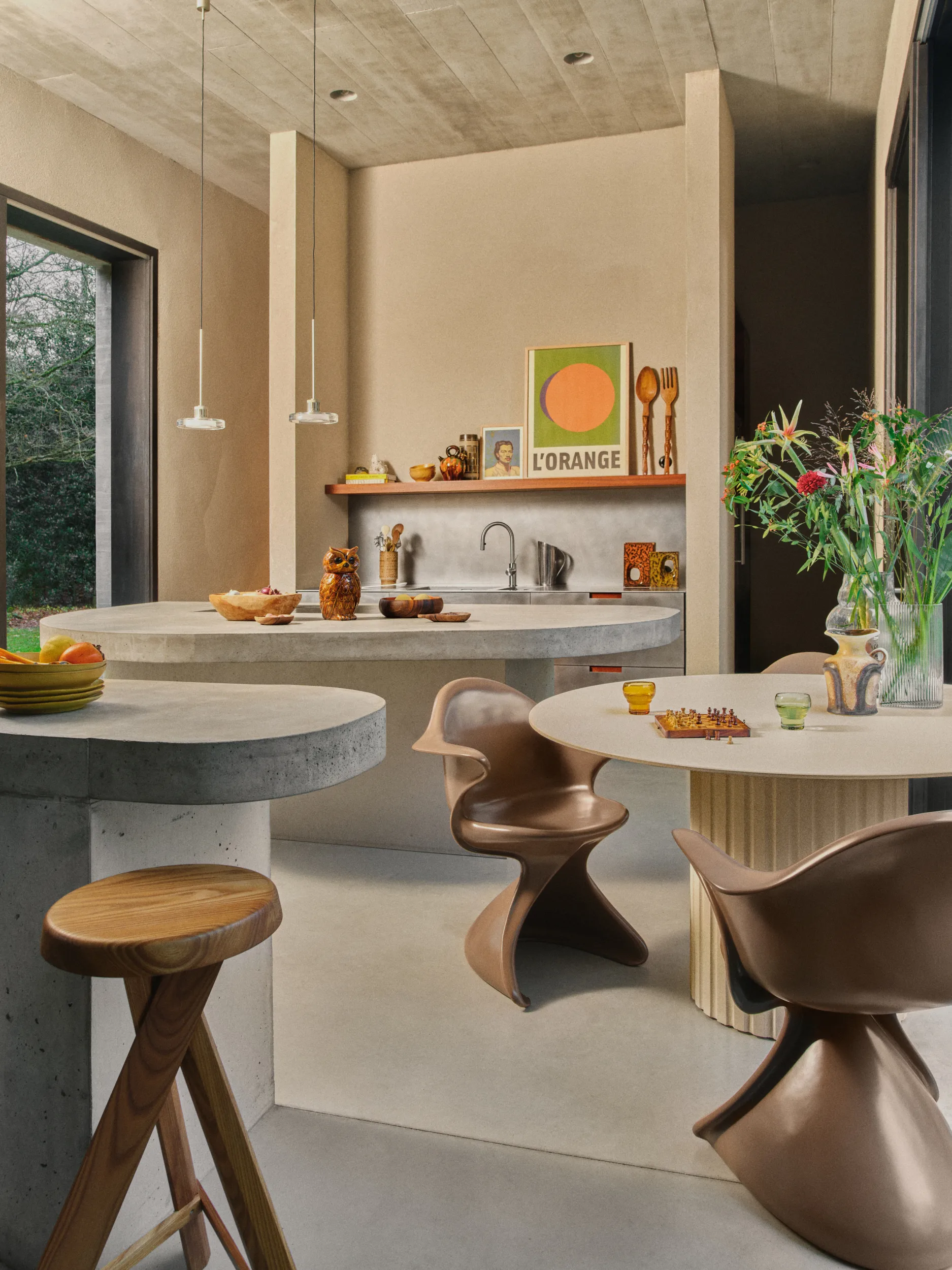 Cuadro enmarcado l'orange, Naranja HKliving