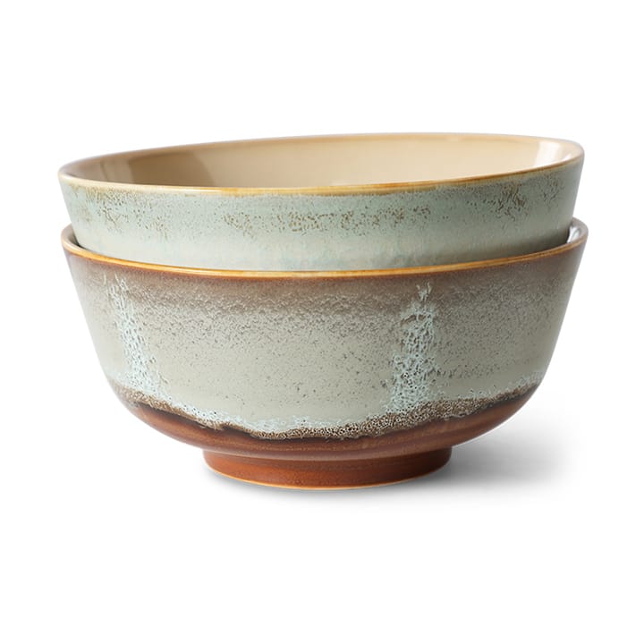 Cuenco de ramen 70's Ø19 cm 2 piezas - Verge - HKliving