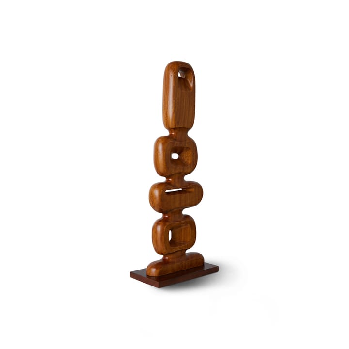 Escultura de madera tallada a mano 71 cm, Brown HKliving