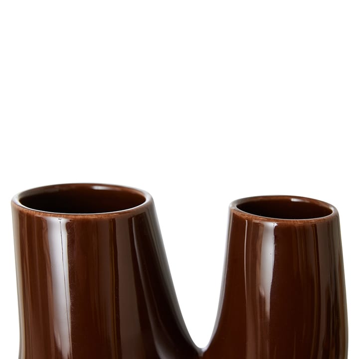 Jarrón Ceramic organic large 25 cm - Espresso - HKliving