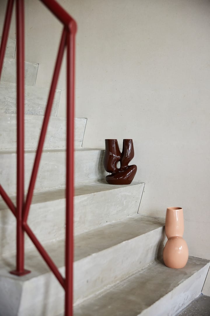 Jarrón Ceramic organic large 25 cm, Espresso HKliving