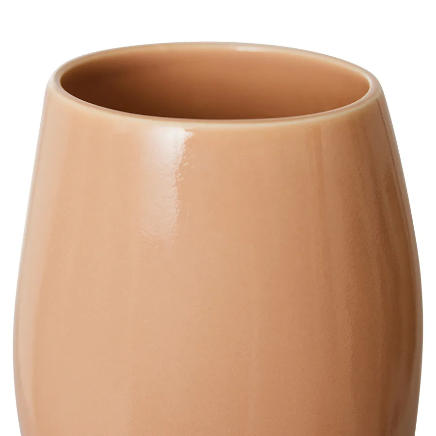 Jarrón Ceramic organic mediano 29 cm, Cream HKliving