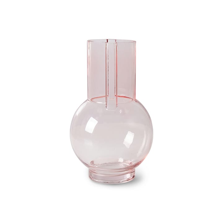 Jarrón de vidrio HK Living 23 cm, pink HKliving