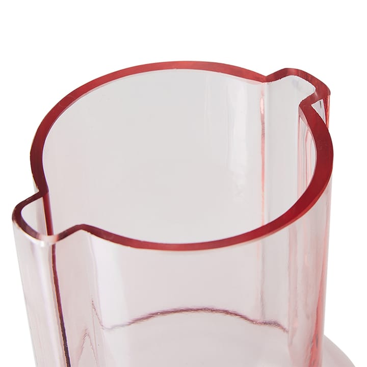 Jarrón de vidrio HK Living 23 cm, pink HKliving