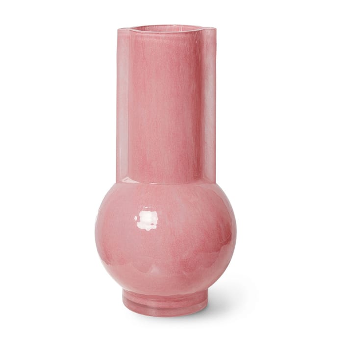 Jarrón de vidrio HK Living 25 cm - Flamingo pink - HKliving