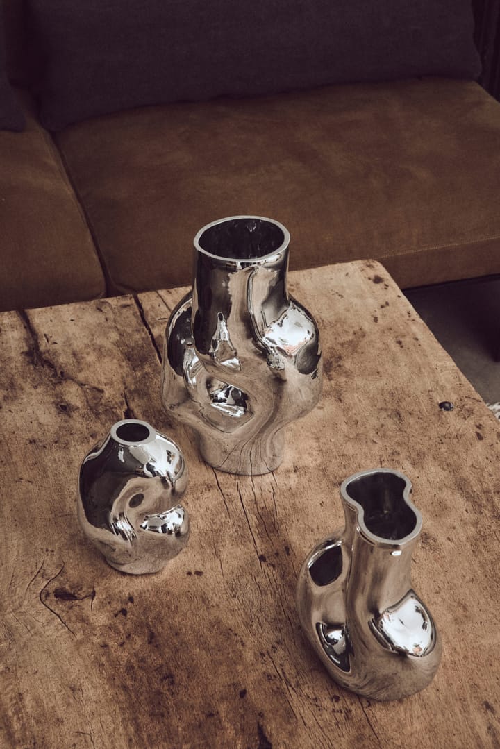 Jarrón Gleam high, Chrome HKliving