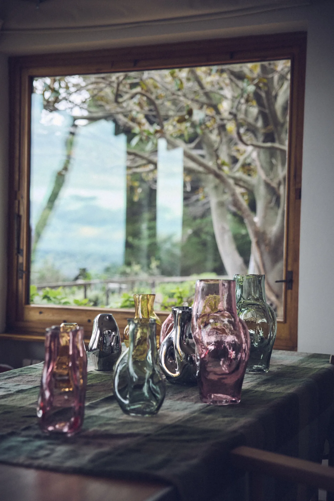 Jarrón Gleam high, Olive HKliving