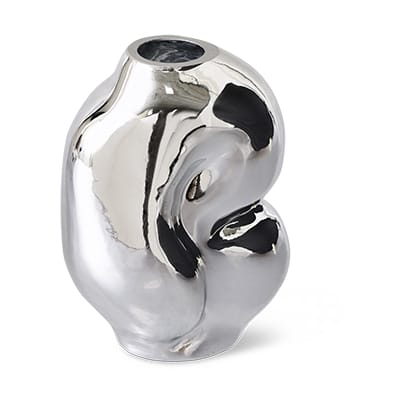 Jarrón Gleam small, Chrome HKliving