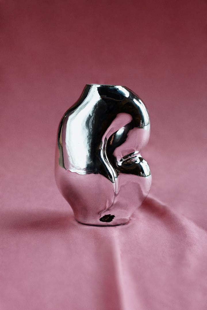 Jarrón Gleam small, Chrome HKliving