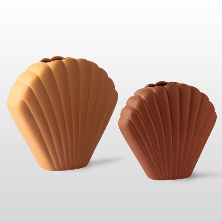 Jarrón HKliving Shell L, Terra HKliving