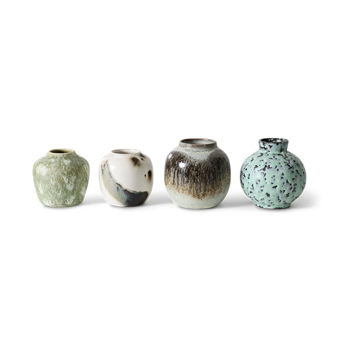 Jarrones 70's small 4 piezas - Canyon - HKliving