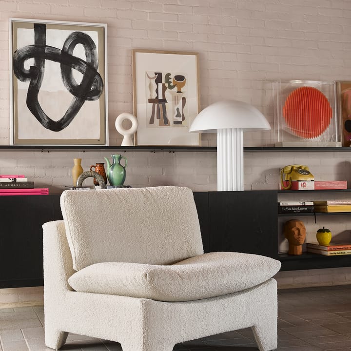 Lámpara de mesa Cupola 61 cm, blanco HKliving