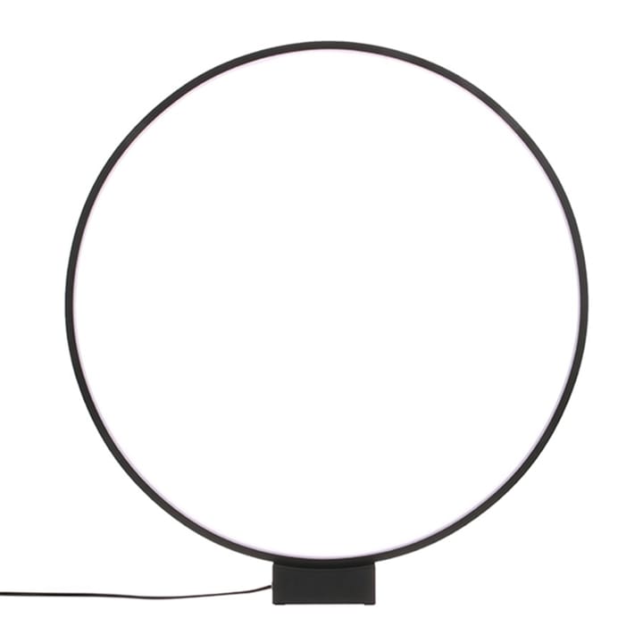 Lámpara de mesa Luminous Circle 60 cm, negro HKliving