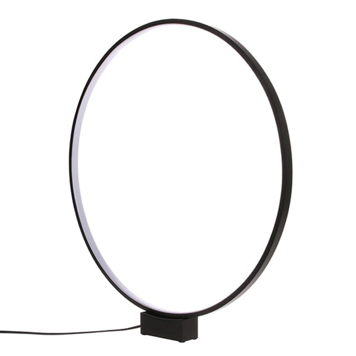Lámpara de mesa Luminous Circle 60 cm, negro HKliving