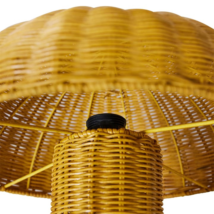 Lámpara de mesa Rattan, Mustard HKliving