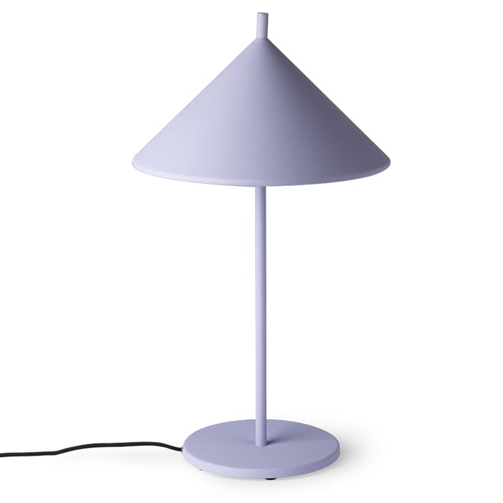 Lámpara de mesa Triangle, morado mate HKliving