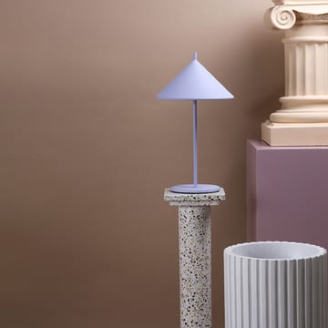 Lámpara de mesa Triangle - morado mate - HKliving