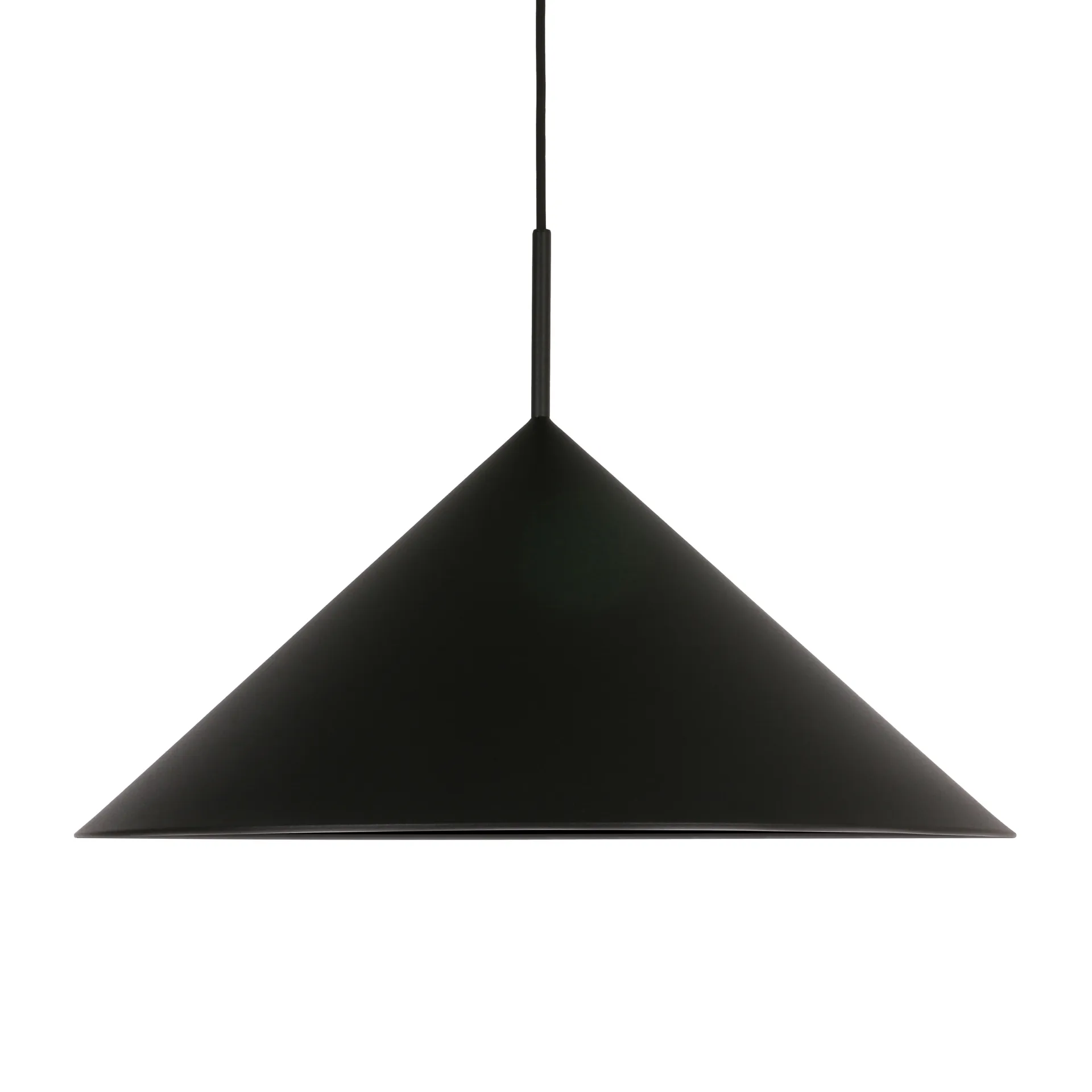 Lámpara de techo Triangle, negro HKliving