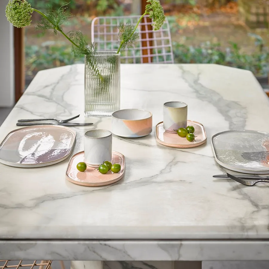 Mug de café Gallery Ceramics, Lila-amarillo HKliving