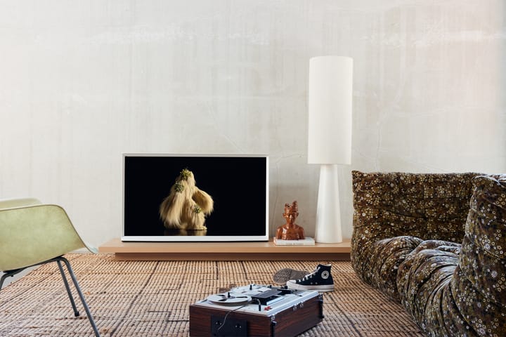 Pantalla de lámpara Cylinder Ø33 cm, Natural linen HKliving
