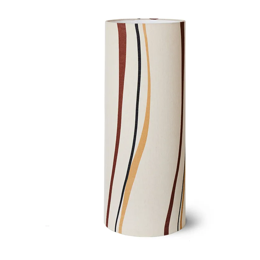 Pantalla de lámpara Cylinder Ø33 cm, Swirl HKliving