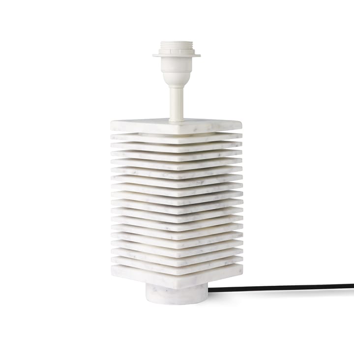 Pie de lámpara Ribbed, blanco HKliving