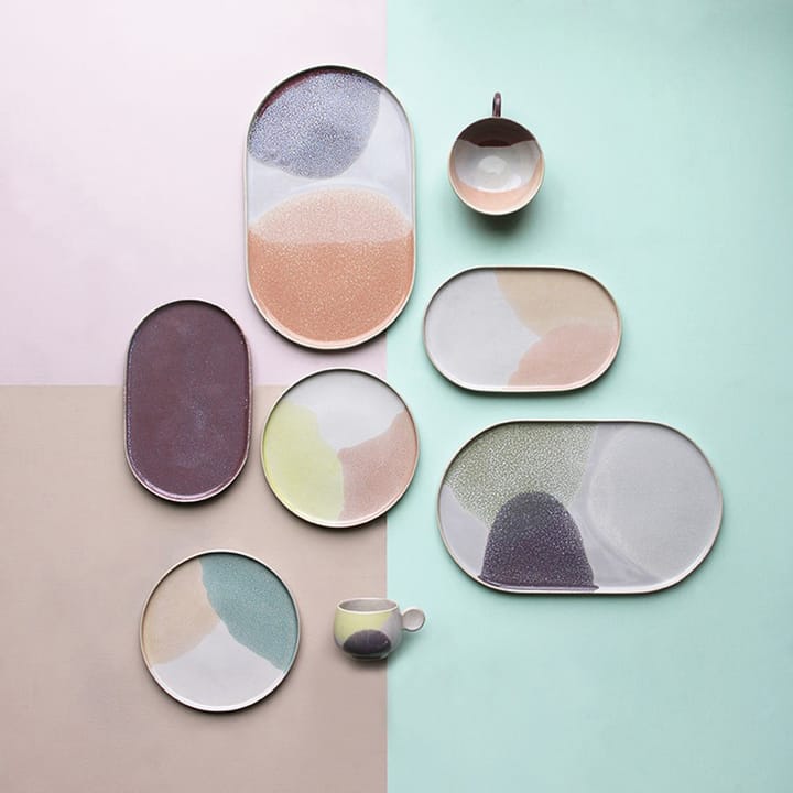 Platillo redondo Gallery ceramics, menta / nude HKliving