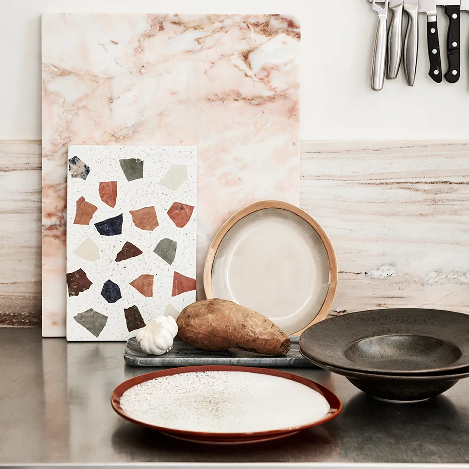 Plato 70's, 22 cm 2-pack, Earth HKliving