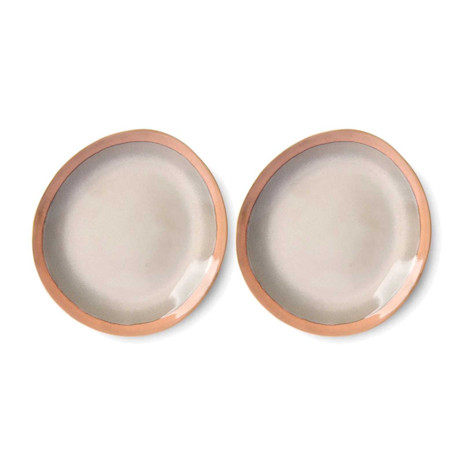 Plato 70's, 22 cm 2-pack, Earth HKliving