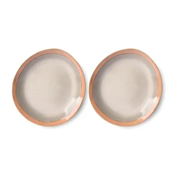 Plato 70's, 22 cm 2-pack - Earth - HKliving