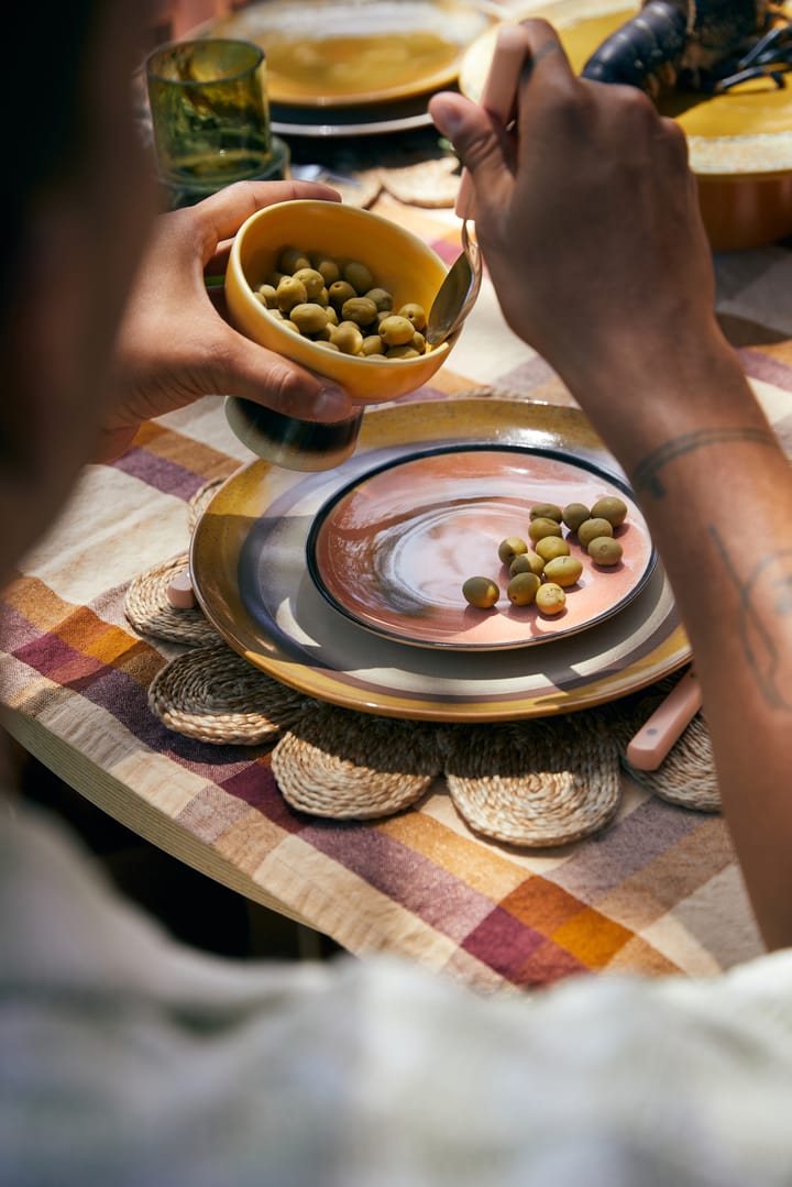 Plato 70's Ø27,5 cm 2 piezas, Coconut HKliving
