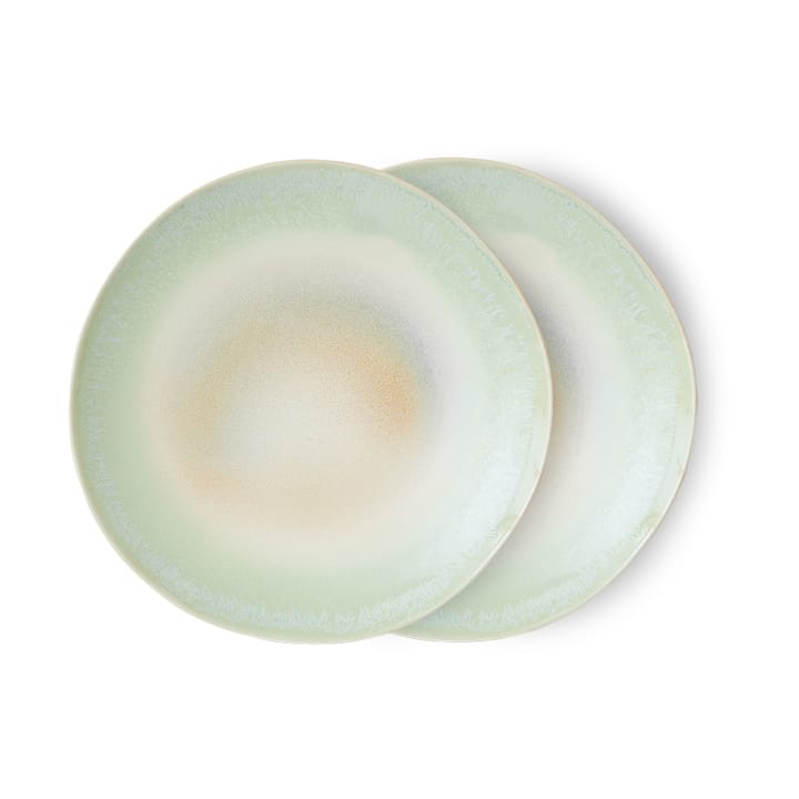 Plato 70's Ø27,5 cm 2 piezas - Palms - HKliving