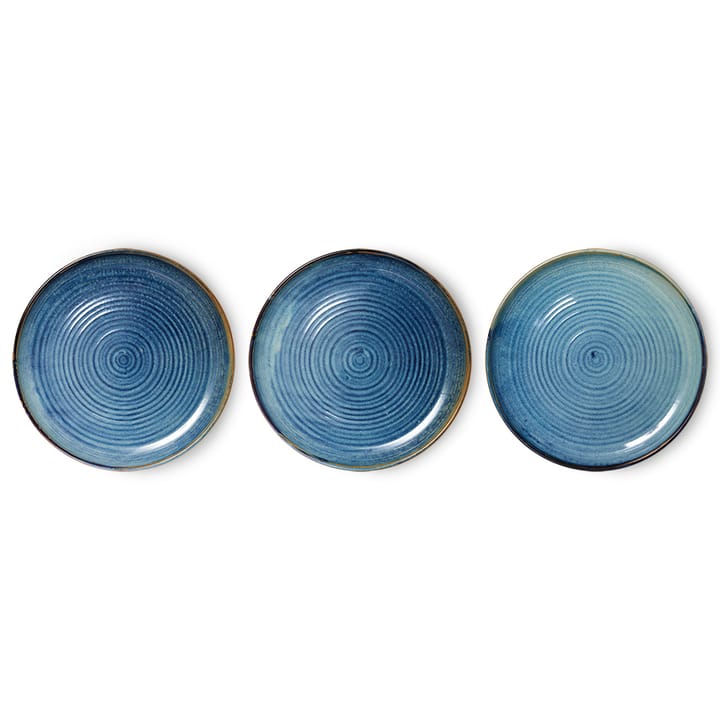 Plato de mesa Home Chef Ø26 cm, Rustic blue HKliving