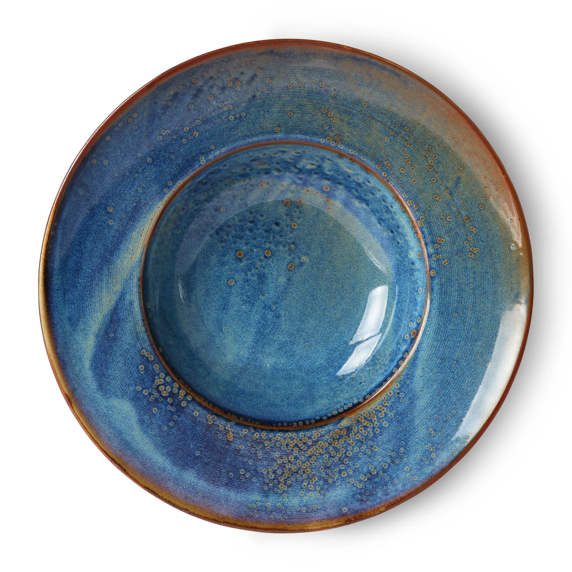 Plato de pasta Home Chef Ø28,5 cm, Rustic blue HKliving