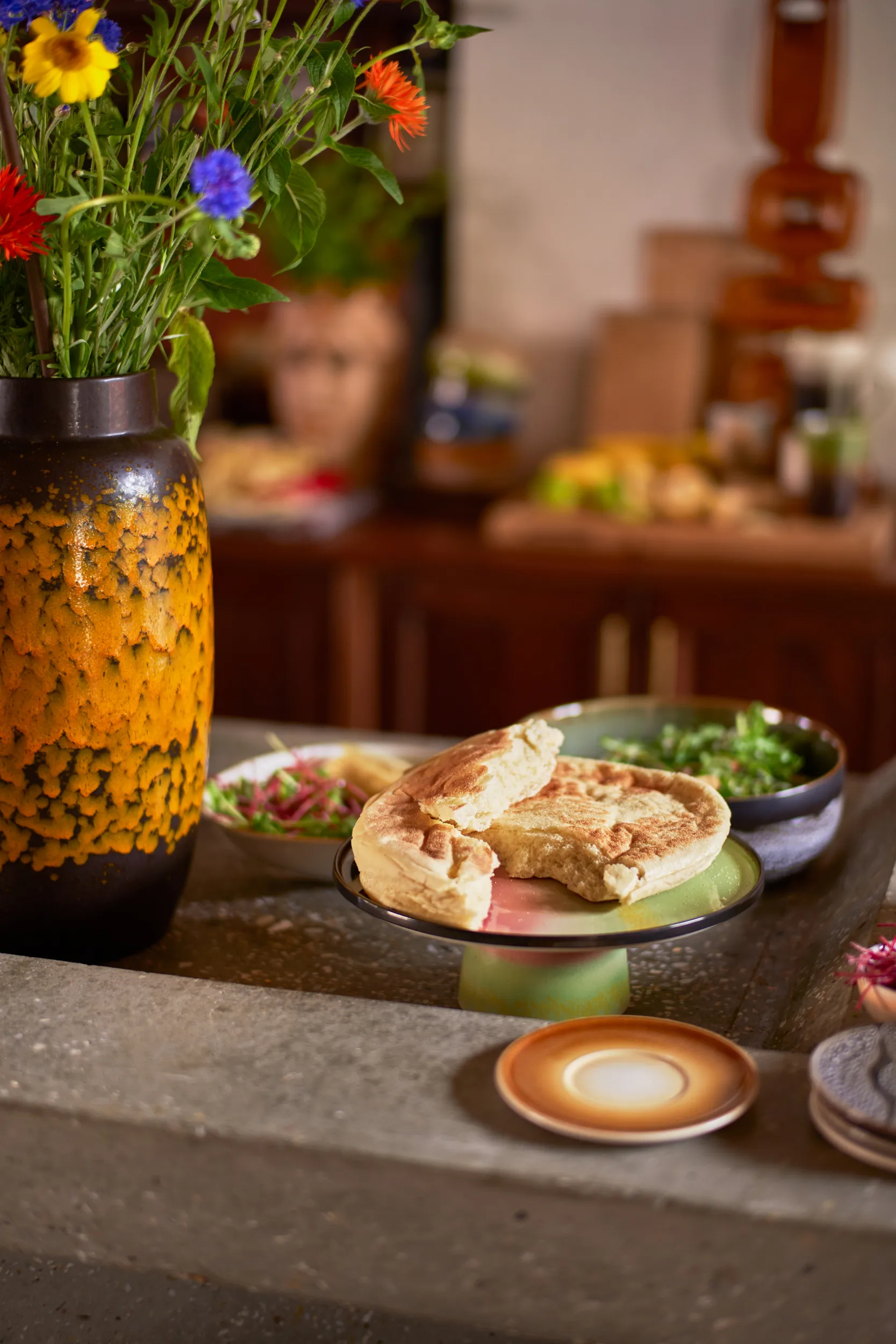 Plato de tarta 70's plateau M, Licorice HKliving