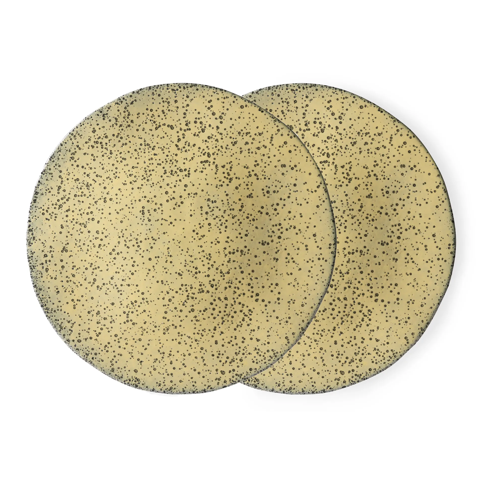 Plato Gradient 29 cm 2 piezas, amarillo HKliving